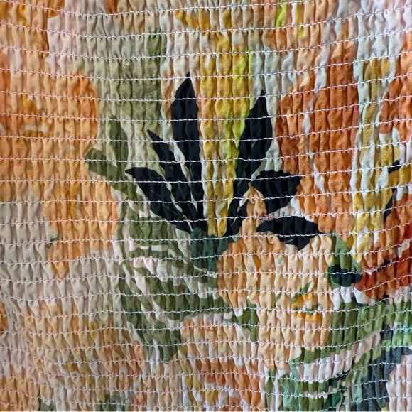 City Chic Plus Size Ariella Puff Sleeve Tier Print Dress - Picture 10 of 10